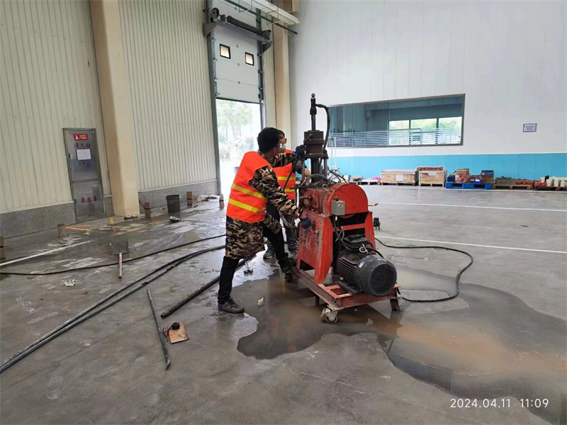 洪洞厂房地面下沉塌陷注浆加固施工